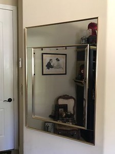 Mirror Labarge Deco Gold Trim 28 1 2 X 42 No 1054 8 Made In Image Is Loading Mirror Labarge Deco Gold Trim 28 1 2