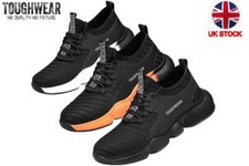 NEW MENS WOMENS LIGHTWEIGHT SAFETY TRAINERS STEEL TOE SHOES UK STOCK SIZE 4-11