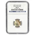 2009 $5 Gold American Eagle NGC MS70 Early Releases 1/10 oz Fine Gold
