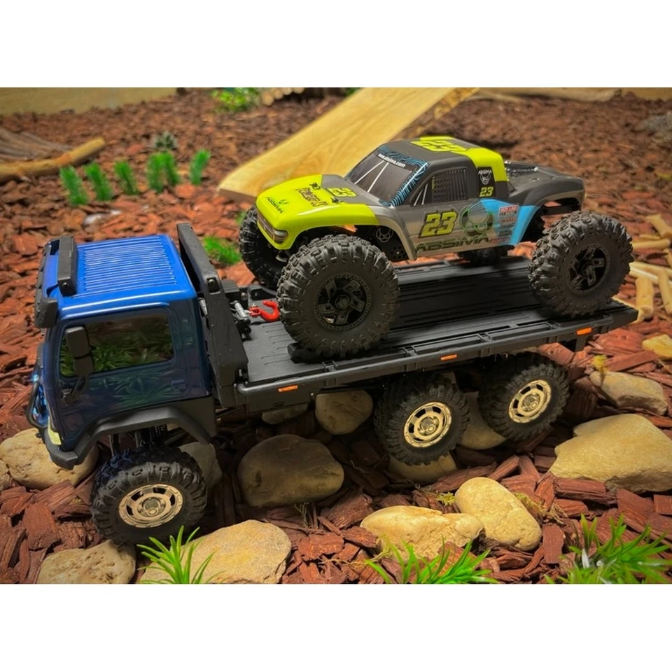 Absima HobbyPlus "CR18P" Tow Truck ARKTOS 6x6 1:18 blau RTR AB1810431 - Bild 4 von 4