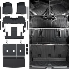 Floor Mats Cargo Mat for 2021-2025 Chevrolet Chevy Tahoe/GMC Yukon 7 Seat Bucket
