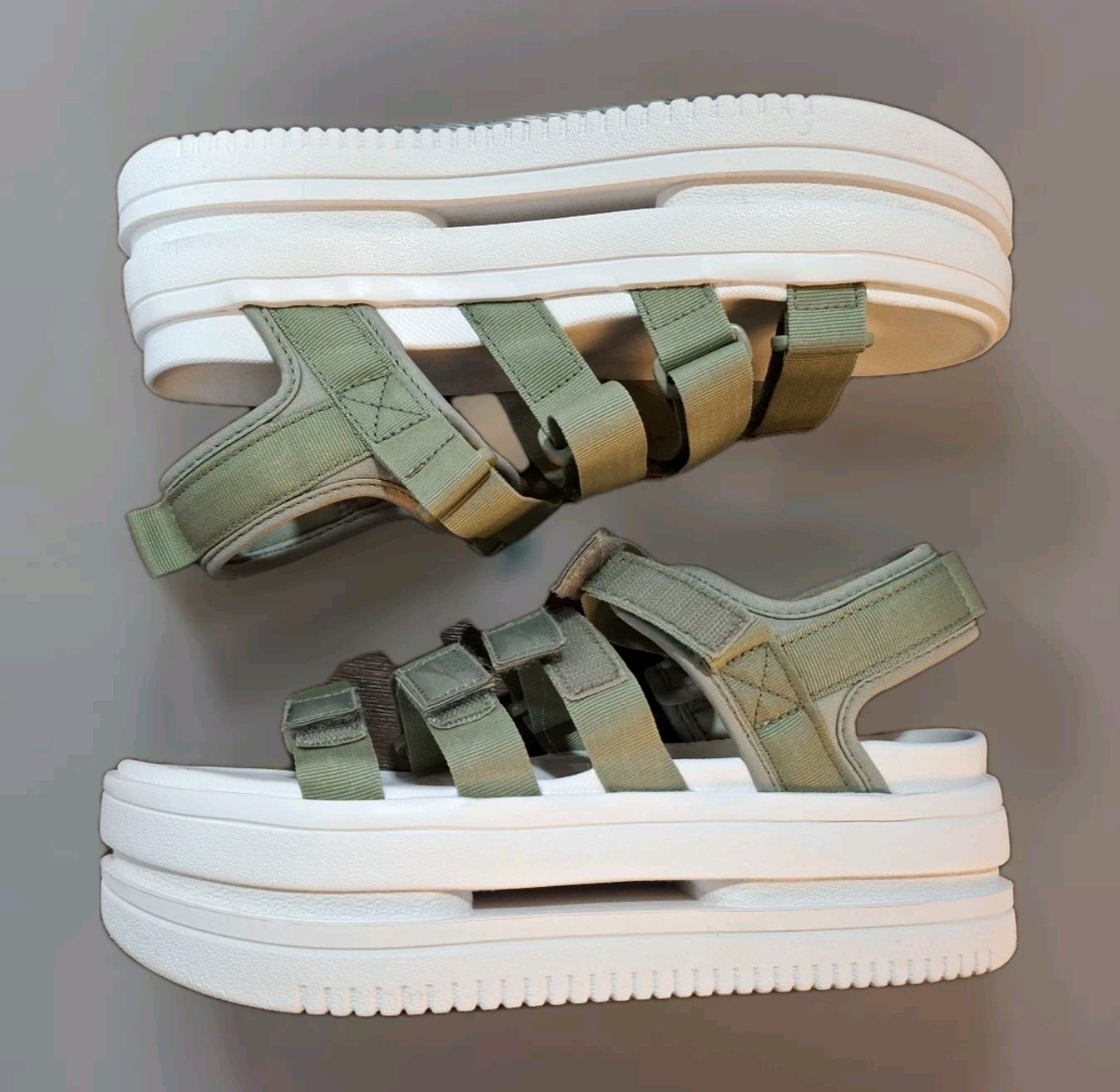 Nike Icon Classic Sandals Womens Size 9 Light Army Jade