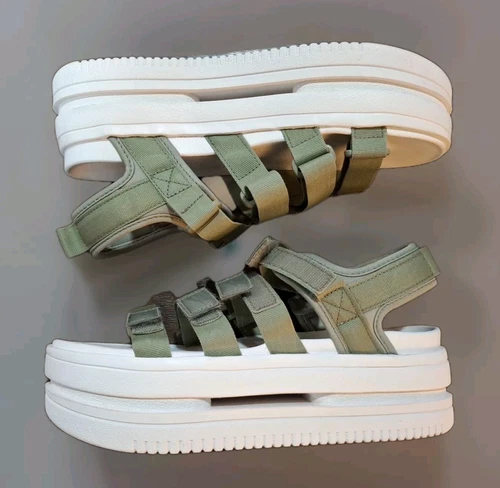 Sandali Nike Icon Classic donna taglia 9 verde giada militare chiaro slide DH0224 301