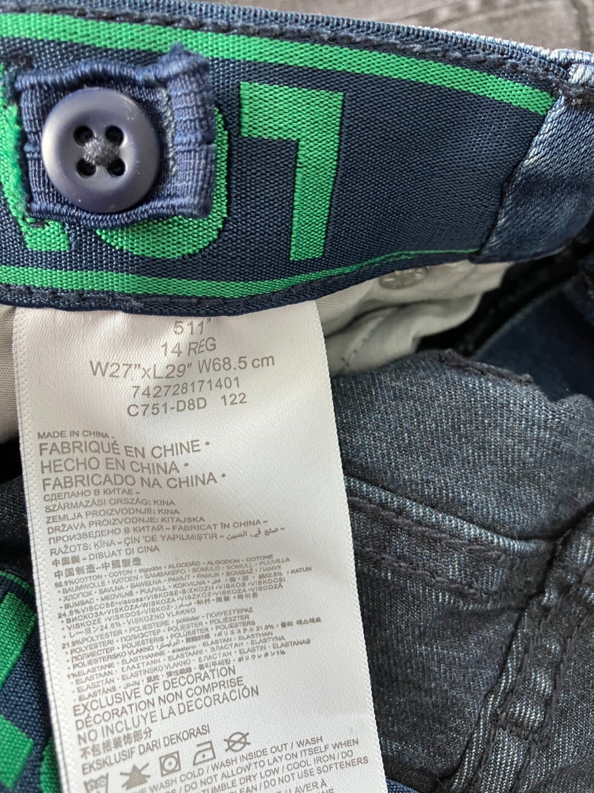 Levi's Boys  Size 14 Regular Jeans Blue & Black  LOT OF 2 thumbnail 4