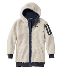 New L.L. Bean Kids' Sherpa Fleece Long Coat Size XL / 18