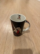 betty boop ceramic mug – euro‑mic licensed design black with red hearts