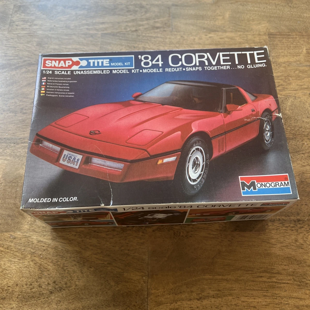 Monogram Corvette In Vintage Automotive Toy Models & Kits for sale