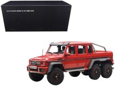 1/18 Mercedes G63 AMG 6X6 Red – Autoart Diecast Model Car