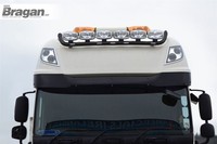 DachträGer + Spot Lampe FüR DAF XF 106 2013 + Super Raum Cab Schwarz Edelstahl