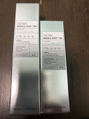2 CICA Reedle Shot 100 VT Cosmetics 50ml & 30ml NEW Sealed