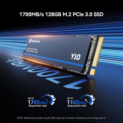 SSD M.2 PCIe 3.0 M.2 2280 NVMe Internes Solid State Laufwerk 1700MB/s 128GB