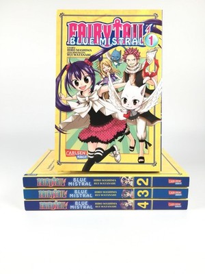 FAIRY TAIL | Blue Mistral | Band 1-4 | KOMPLETT | Hiro Mashima | Carlsen Manga
