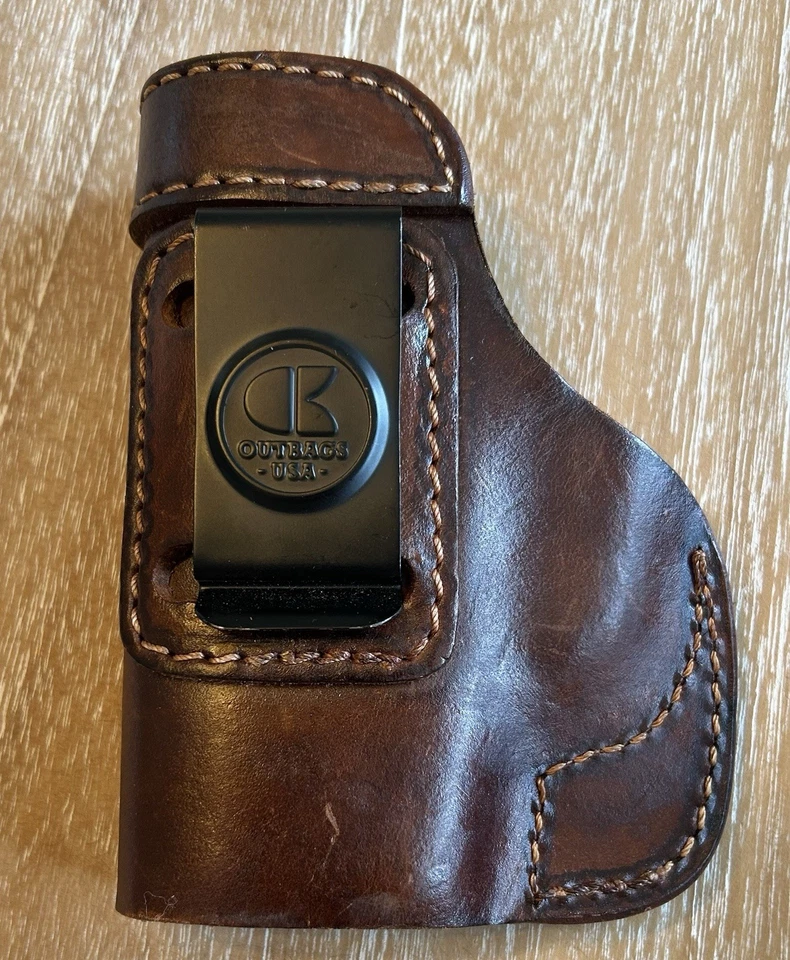 Кобура пистолетная OUTBAGS USA LS2 лицевая кожа для Springfield XDS 3,3 дюйма левая IWB - Изображение 3 из 4