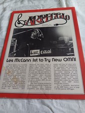 ARP Arpeggio News Oct 76 Les McCann Omni Periodical..Rare ARP Synth News --RARE