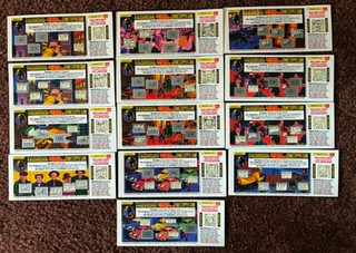 1990 McDonald's Dick Tracy Promo Crimestopper Game Set Lot Of 13 Vintage