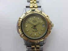 ESQ Watch Esquire/Movado Swiss 100387 Sport 100 M Calendar 2-Tone Bracelet