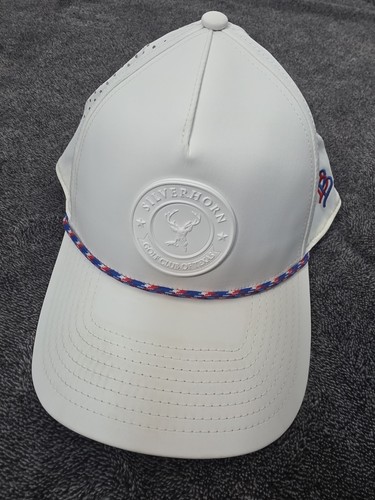 Branded Bills Silverhorn Golf Club of Texas Rope Hat White Performance Snapback