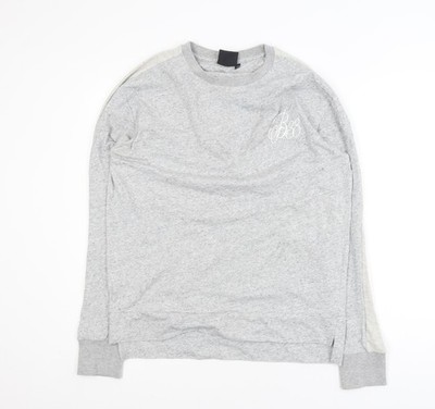 Bee Inspired Herren Pullover Sweatshirt Grau Rundhals M