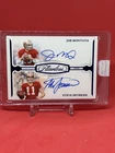 2024 Flawless Football JOE MONTANA & STEVE SPURRIER Dual Auto #’d /10 49ers