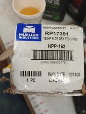 Mueller Industries RP17391 163HP Filter Drier A19278 HPP-163,   9154