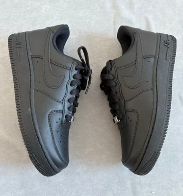 Men's Nike Air Force 1 07 Low Top Sneakers Shoes -All Black US Size 7-11