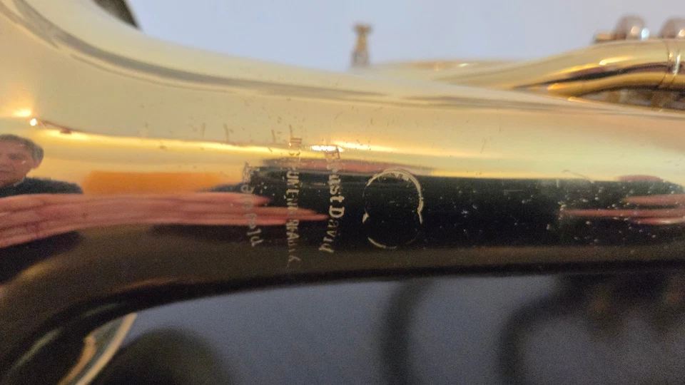 Kuhlo-Horn von Ernst David, Bielefeld, neu überholt, incl. Mundstück und Versand - Bild 3 von 4