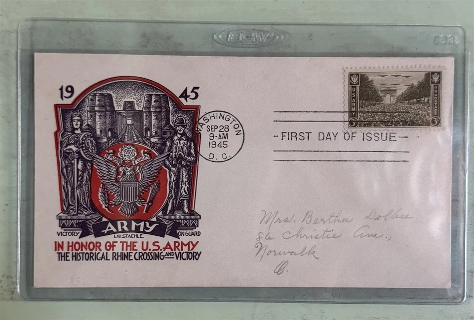 World War II US Army Navy Marines Coast Guard FDC collection ZAYIX 0825M1610 - Image 4 of 4