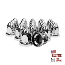 Pack Lug Nut Covers for Semi Trucks, 33mm by 2-1/2" Thread On Push-on Nut 20