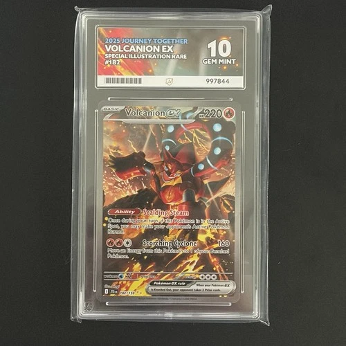 Pokemon TCG Volcanion EX 182/159 Special Illustration Rare Ace 10