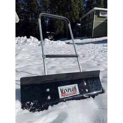 #ad MANPLOW RevolutionX Snow Pusher with U Handle 48 Inch . NEW SALE FREESHIP $50.00