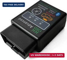 Bluetooth OBD2 Wireless Scanner Diagnostic Tool, Vehicle Code Reader for Car, Sc