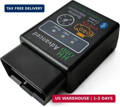 Bluetooth OBD2 Wireless Scanner Diagnostic Tool, Vehicle Code Reader for Car, Sc