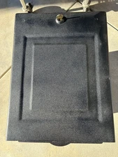 MILLS  SLOT MACHINE NICE ORIGINAL BACK DOOR AND MILLS BELL LOCK  SEE DESCRIPTION