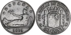 Spain: 50 Centimos Silver 1869