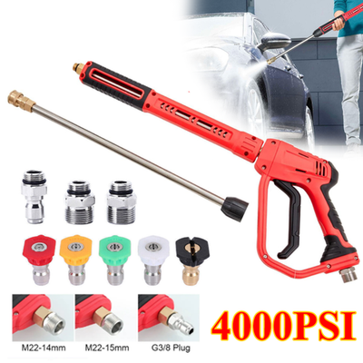 #ad #ad High Pressure 4000PSI Car Power Washer Gun Spray Wand Lance Nozzle and Hose Kit $28.98