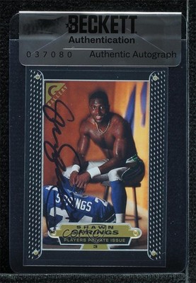 BAS 1997 Topps Gallery Players Private Issue /250 Shawn Springs #3 Rookie RC 3c7
