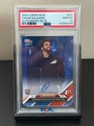 2024 Topps Now Caleb Williams Blue Auto /49 #D1C PSA 10 GEM Bears Rookie RC