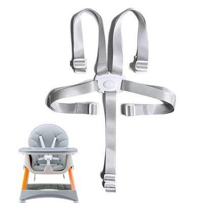 BIBITI 5 Punkt Gurt für Stokke Tripp Trap Hauck Hochstuhl,Sicherheitsgurt Baby Gesch...