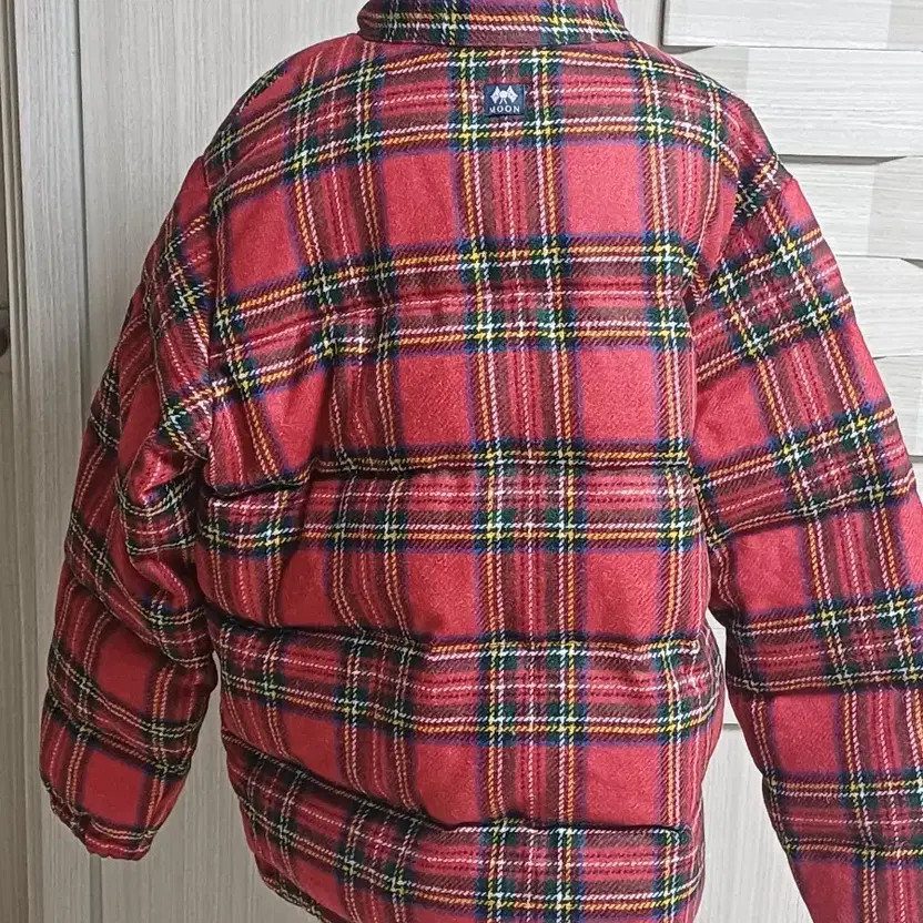 Red Check Pattern Padded Jacket Size 100 Trendy O… - image 11