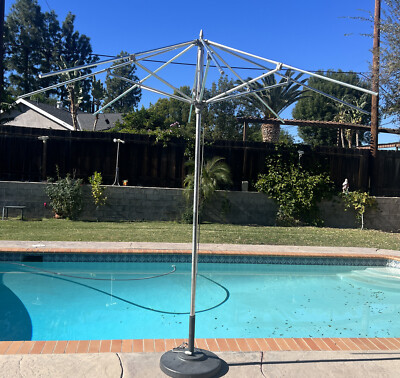 brown jordan patio umbrella Brown Jordan Outdoor/Patio Umbrella Frame Only With Brown Jordan Stand