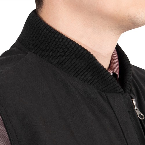Concealed Carry Backwoods Canvas Vest Men's Black Tactical Vest - Picture 6 of 9
