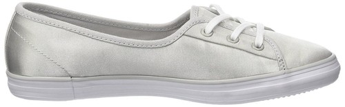 Trainers Shoes 118 Lacoste Silver Ziane Womens Chunky White YwqHq4B