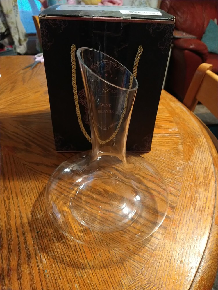 Viskee 1200ml wine decanter incomplete used