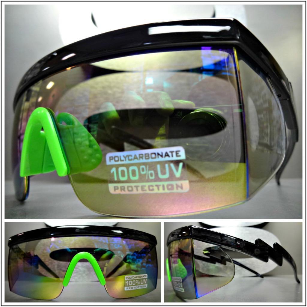 CLASSIC VINTAGE 90s RETRO SPORTY WRAP Style SUN GLASSES 