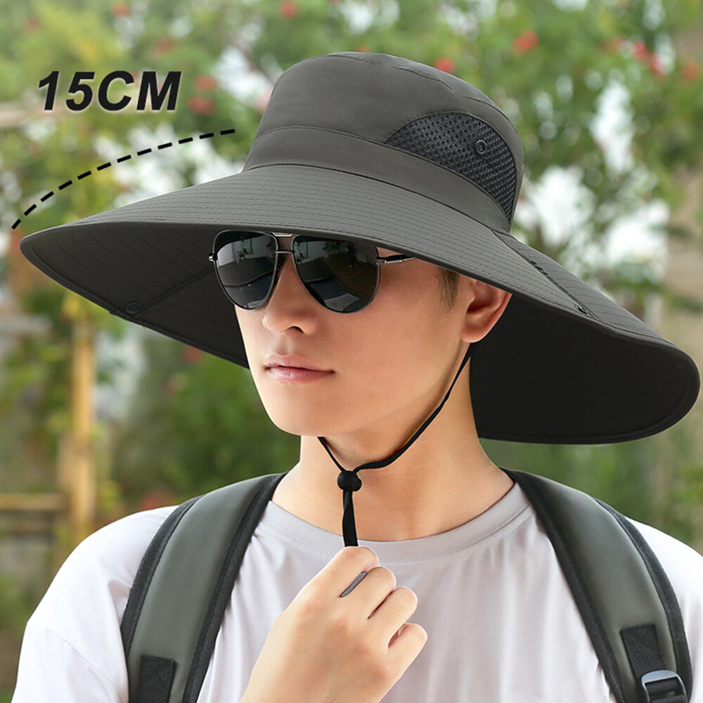 APL Cappelli Uomo Protezione Solare Pescatore Con Grande Tesa Protezione UV Outdoor Viaggio 