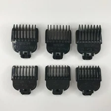 OEM Wahl Lithium Ion Trimmer 6 Piece Beard Stubble Blade Guide Guard Comb Set