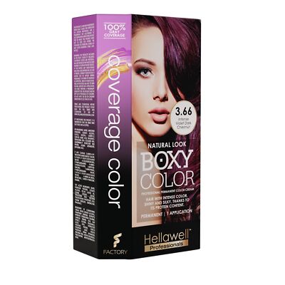 BOXY COLOR Coloring kit professional permanent color cream hair dye with Protein