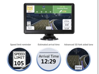 2024 Newest Car Satellite GPS Navigator 7 Inch Touch Screen Real Voice Prompts