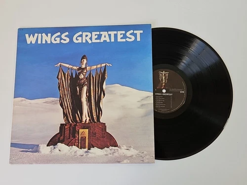 Paul McCartney & Wings Greatest LP w/Poster Inner sleeve Capitol ‎SOO-11905 EX