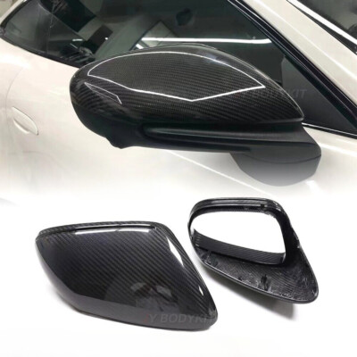 Carbon Fiber Seitenspiegelabdeckung LHD für Porsche 9J1 992 Turbo S Taycan 19 +